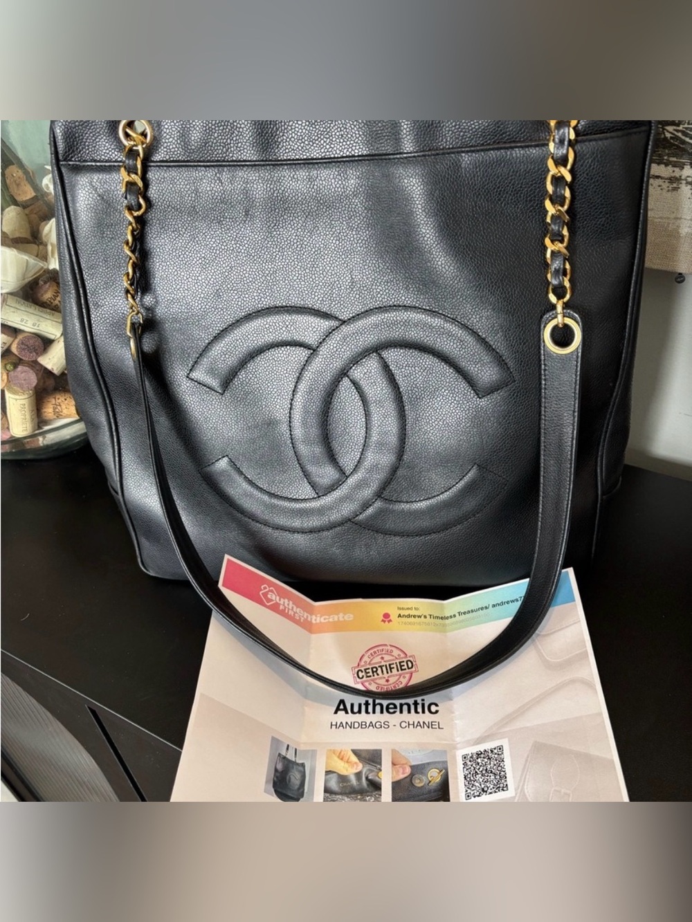 Chanel Timeless Vintage CC
Decacoco Chain Tote Bag